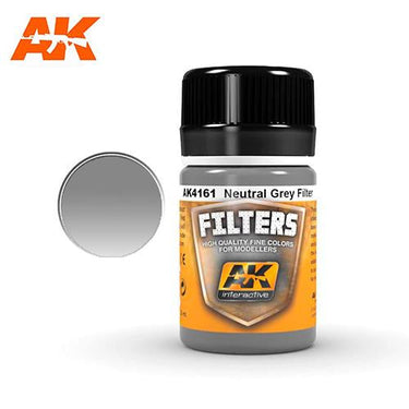 AK Interactive AK4161 Weathering Neutral Grey Filter Enamel 35mL